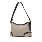Nova Check Trimmed Canvas Shoulder Bag